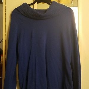 Royal blue cashmere sweater